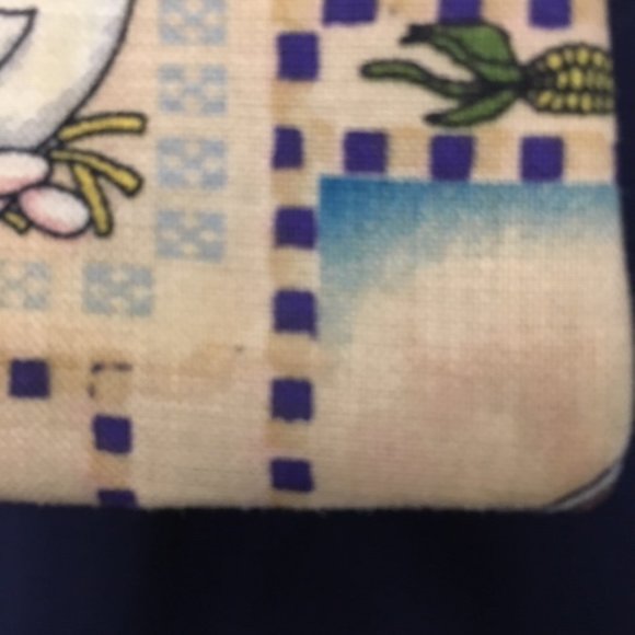 SAX Farm Animal Cloth Eyeglass Case Velcro Closing & Back Holder 6.5 x 3.5" - Picture 6 of 6